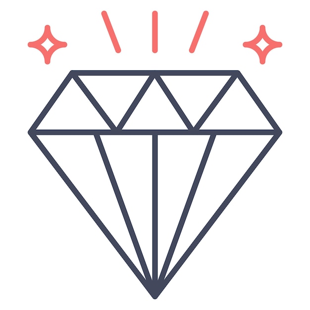 Diamonds Vector Illustration Style