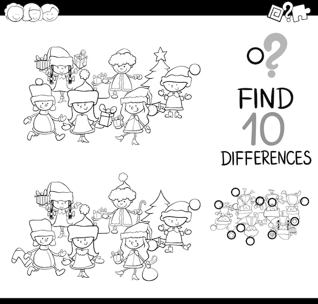 difference game coloring page