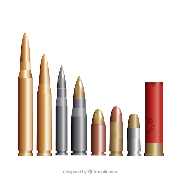 Different caliber ammo