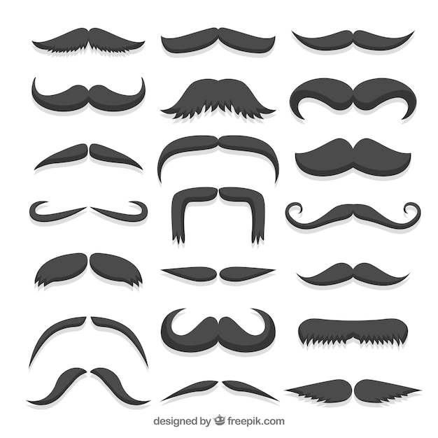 Different mustaches