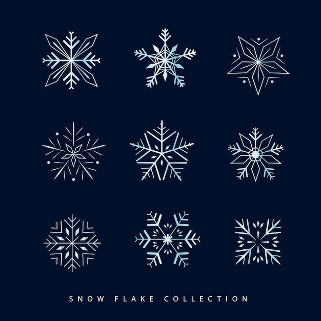 Different Snowflake Collection