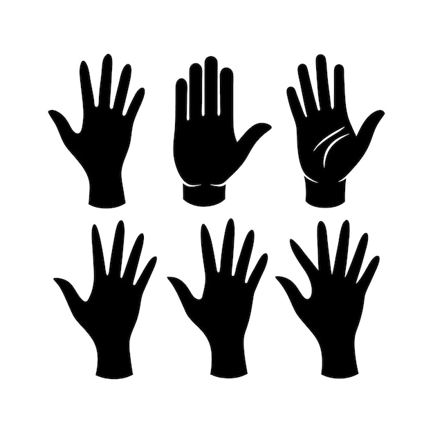 different style LeftHand silhouette