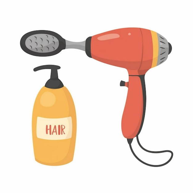 Different Type of Hair dryer illustration