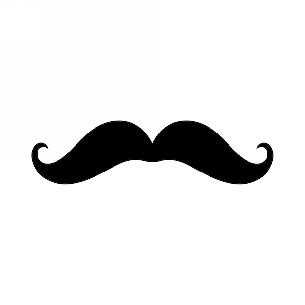 Different types of men39s mustaches Vector Silhouette