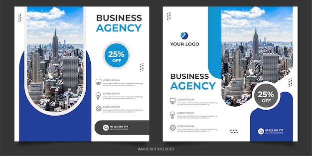 Digital agency social media post template