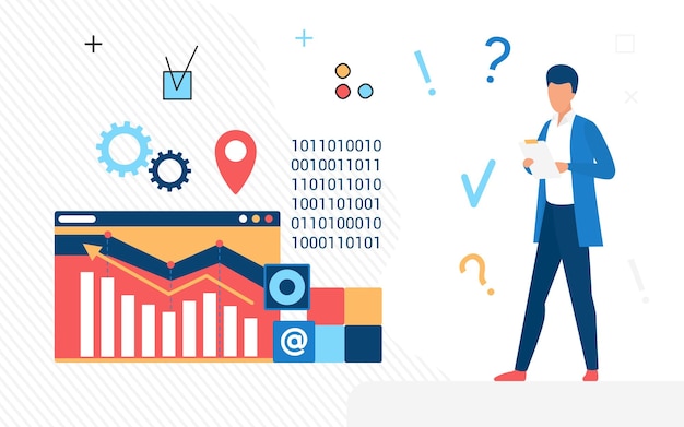 Digital analytical processing statistics database