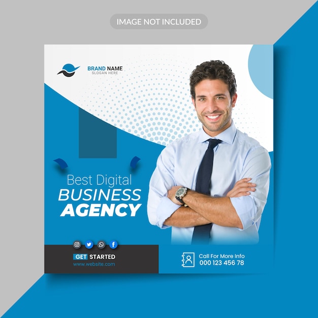 Digital Business agency social media post and ads banner