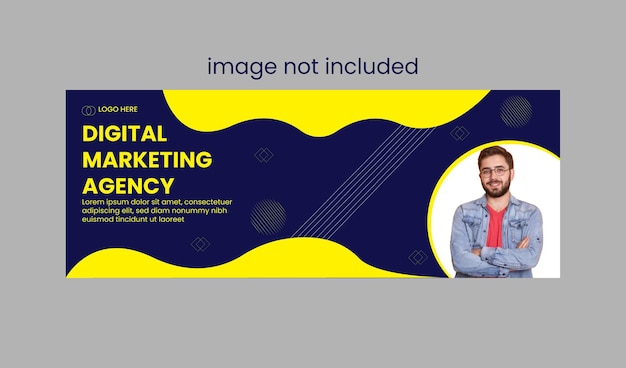 Digital Business Banner Template Design Creative Marketing Agency