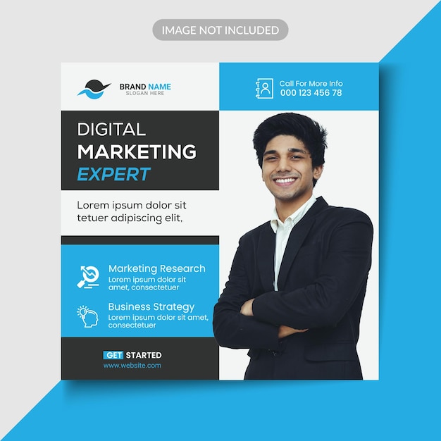 Digital business marketing social media banner