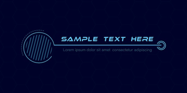 Digital callouts titles Set of HUD futuristic sci fi frame template Layout element for web brochure  infographics Modern banners of lower third for presentation isolated on yellow Vector 