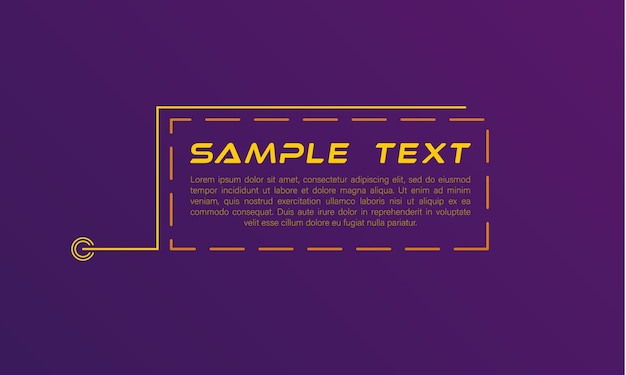 Digital callouts titles Set of HUD futuristic sci fi frame template Layout element for web brochure  infographics Modern banners of lower third for presentation isolated on yellow Vector 