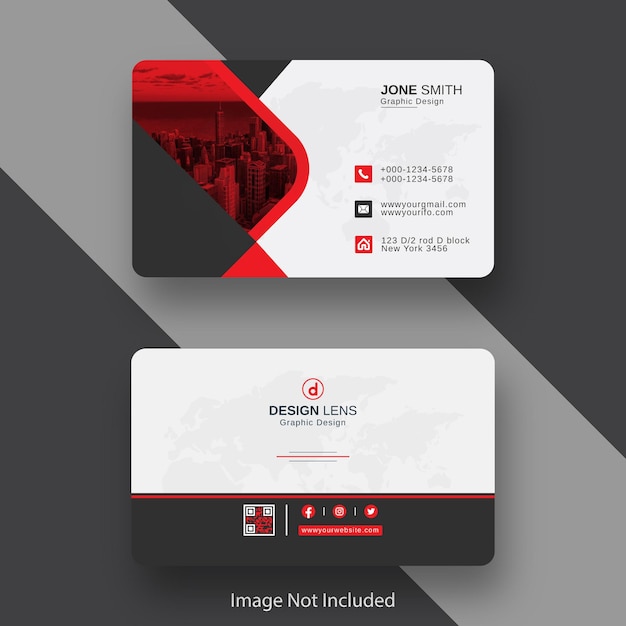 Digital Corporate Editable Business Card Design Template