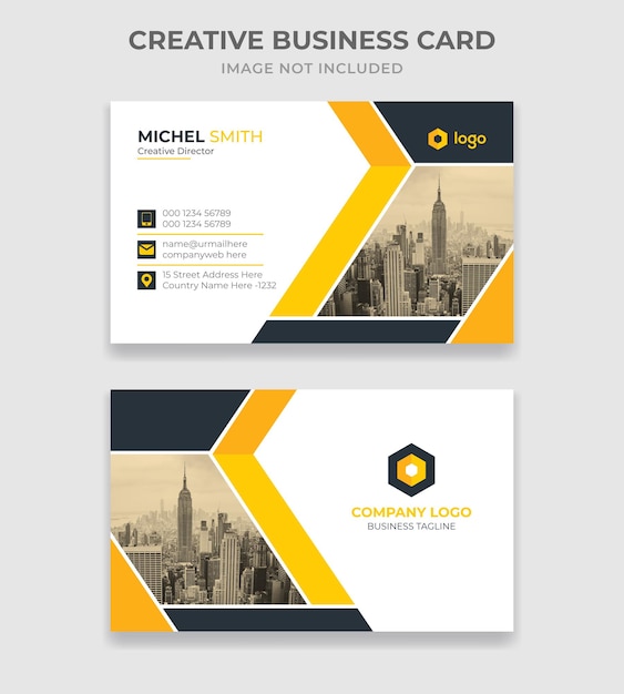 Digital creative editable colorful business card template Premium Vector