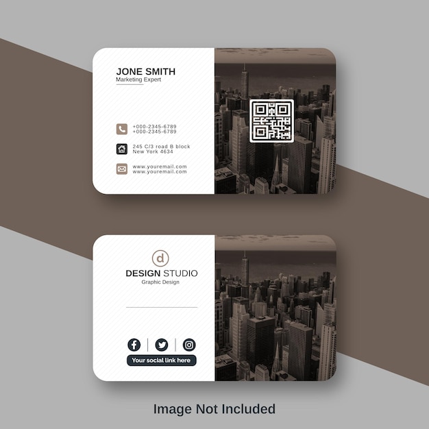 Digital Creative Minimal Business Card Template