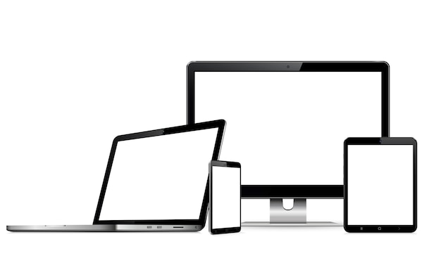 Digital devices with blank screen