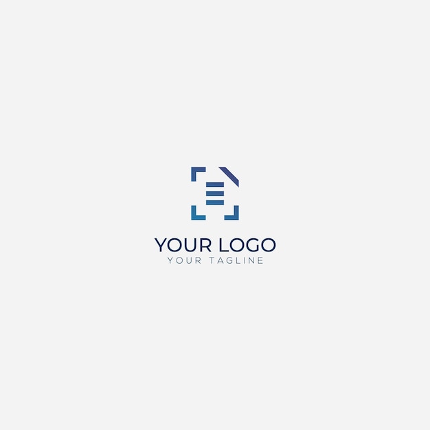 Digital document scanner logo design and modern