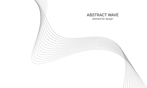 Digital frequency track equalizer. Abstract wave element for design.