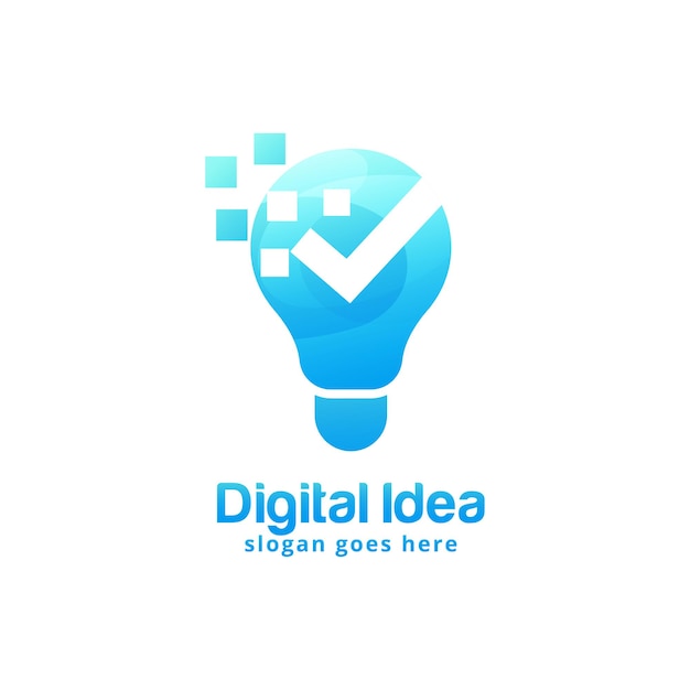 Digital Idea logo design template