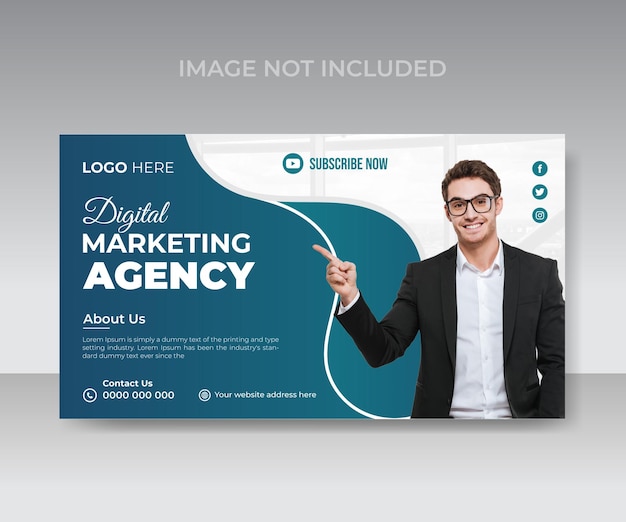 A digital marketing agency advertisement for a digital marketing agency.