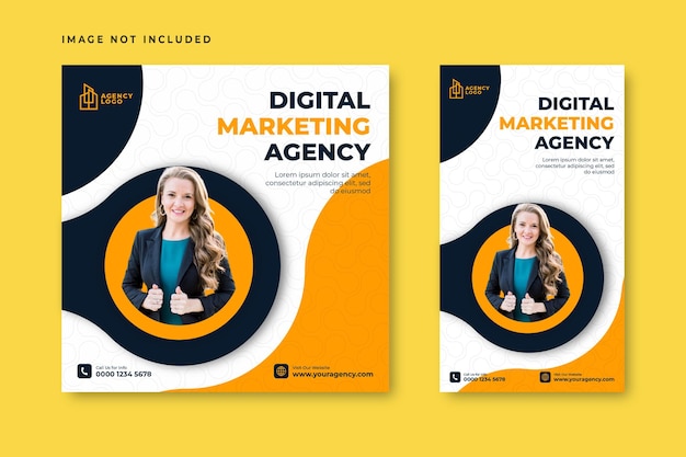 Digital Marketing Agency Business instagram Post Templates