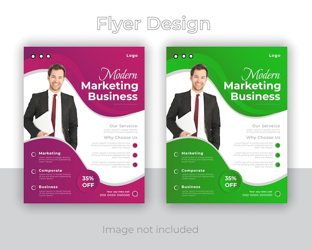 Digital marketing agency and business social media banner or flyer post template