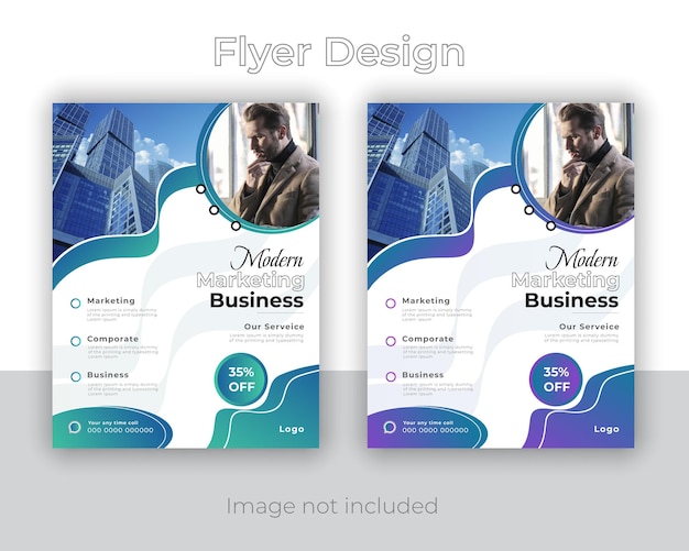 Digital marketing agency and business social media banner or flyer post template