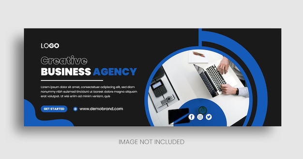 Digital marketing agency and business social media cover banner design