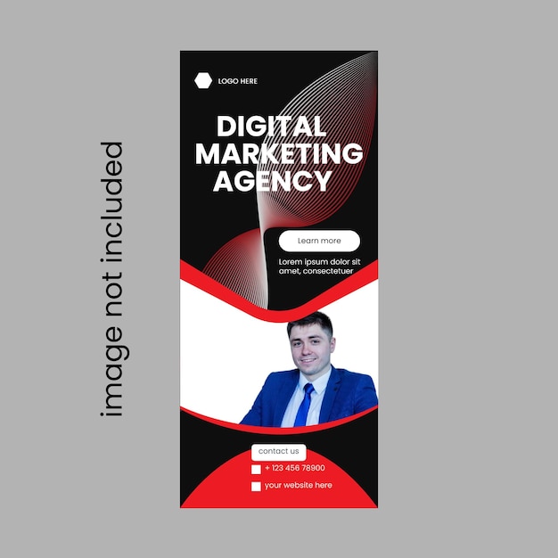 Digital marketing agency and corporate banner