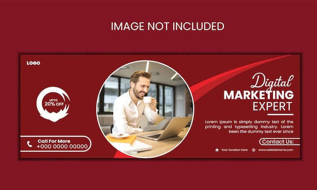 digital marketing agency and corporate facebook cover template