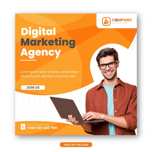 Digital marketing agency corporate social media post