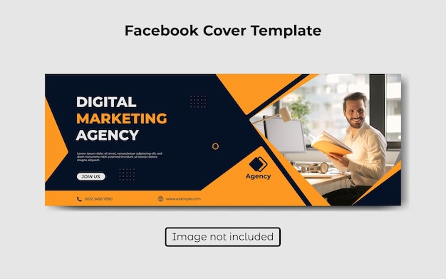 Digital Marketing Agency Facebook Cover Business Template