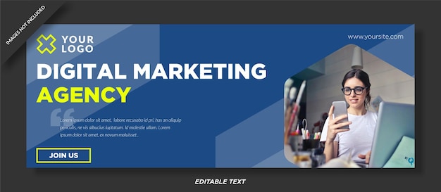 Digital marketing agency facebook cover design