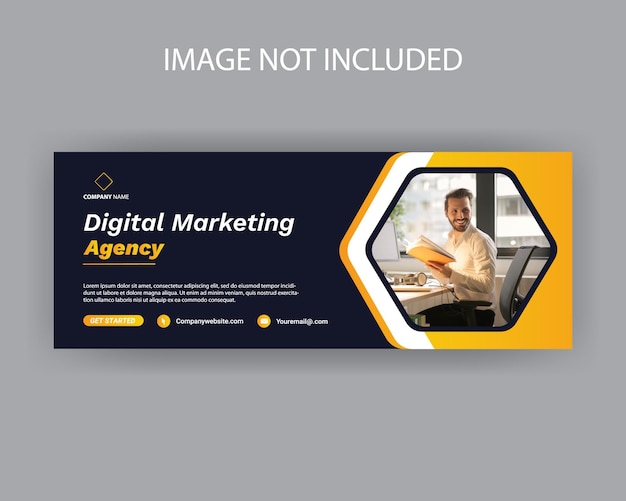 digital marketing agency facebook cover template design