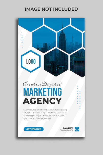 Digital Marketing Agency Facebook and Instagram story template