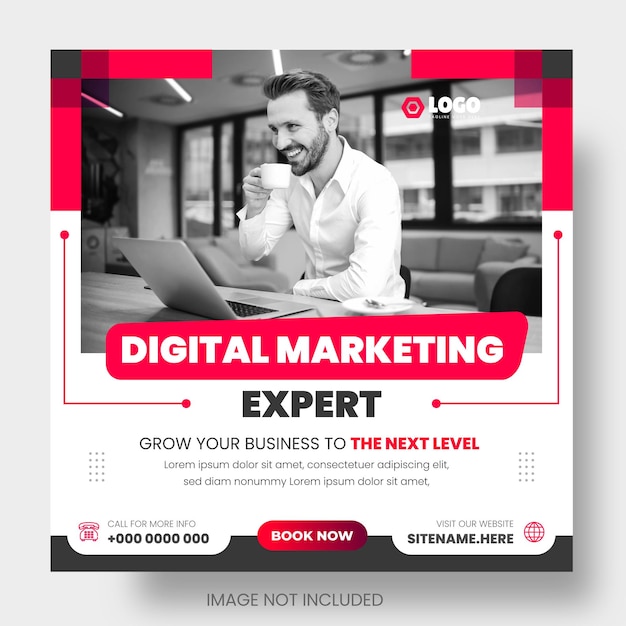 digital marketing agency facebook or social media post amp web banner design template