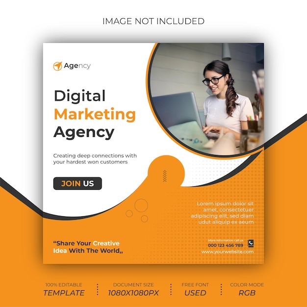 Digital  Marketing Agency Post Design