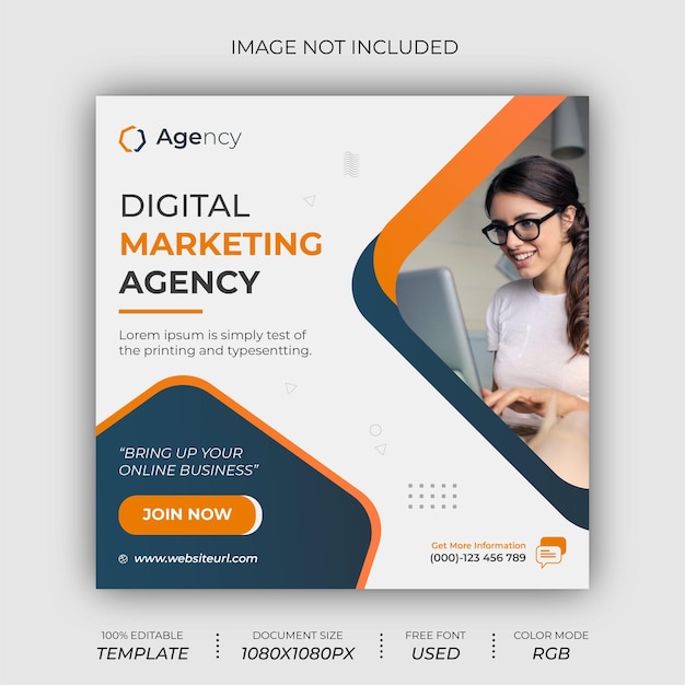 Digital Marketing Agency Social Media Banner Post Design