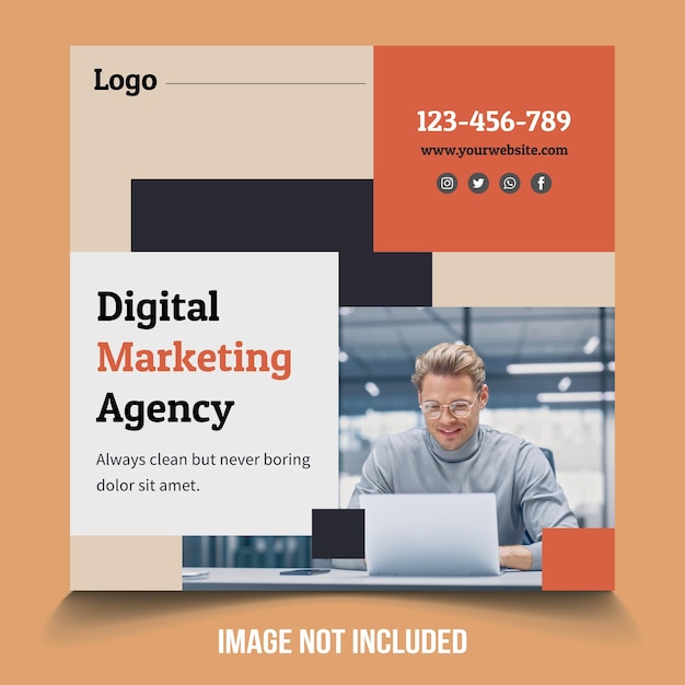 Digital Marketing Agency social media banner template