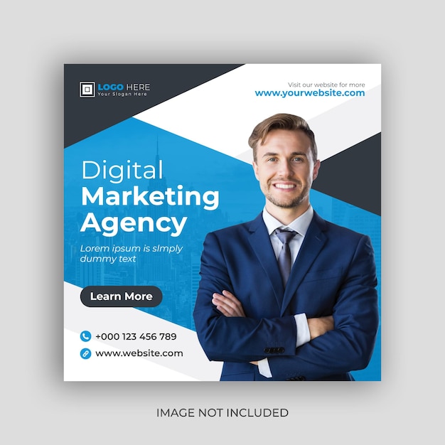 Digital marketing agency social media banner