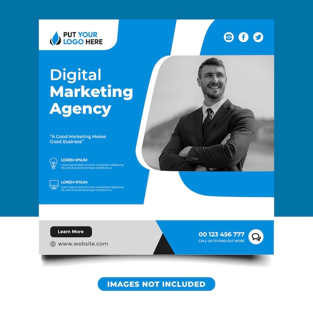 Digital marketing agency social media banner