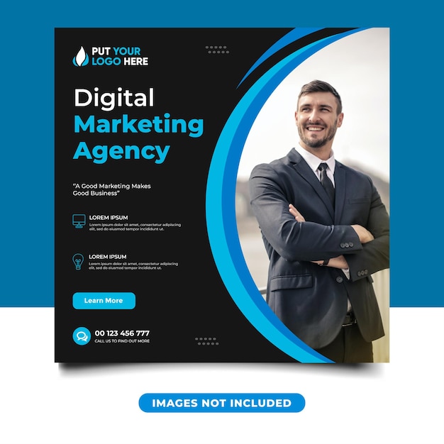 Digital marketing agency social media banner