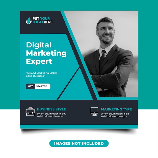 Digital marketing agency social media banner