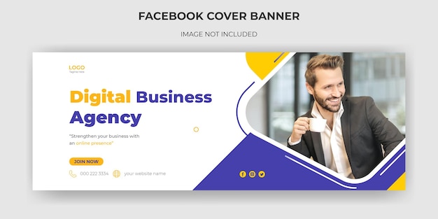 Digital Marketing Agency Social media Cover Facebook cover web banner template