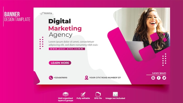 Digital marketing banner design