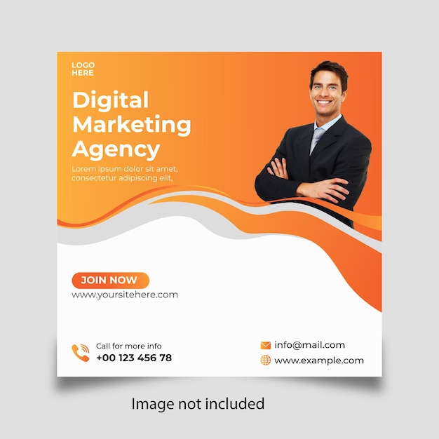 Digital marketing banner social media banner web banner Instagram post template Premium Psd