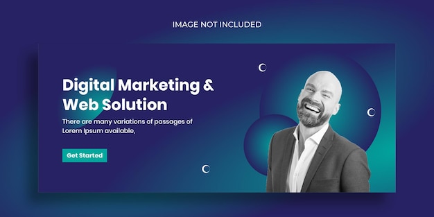 digital marketing business banner template