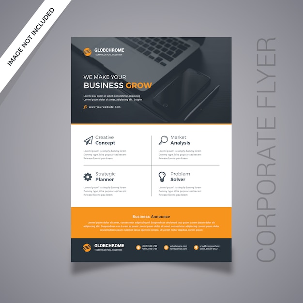 Digital Marketing Business Flyer template