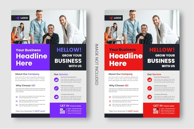 digital marketing Corporate business flyer design template