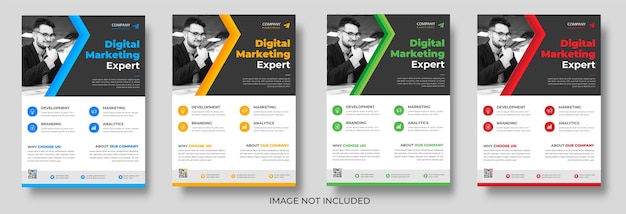 digital marketing Corporate business flyer design template