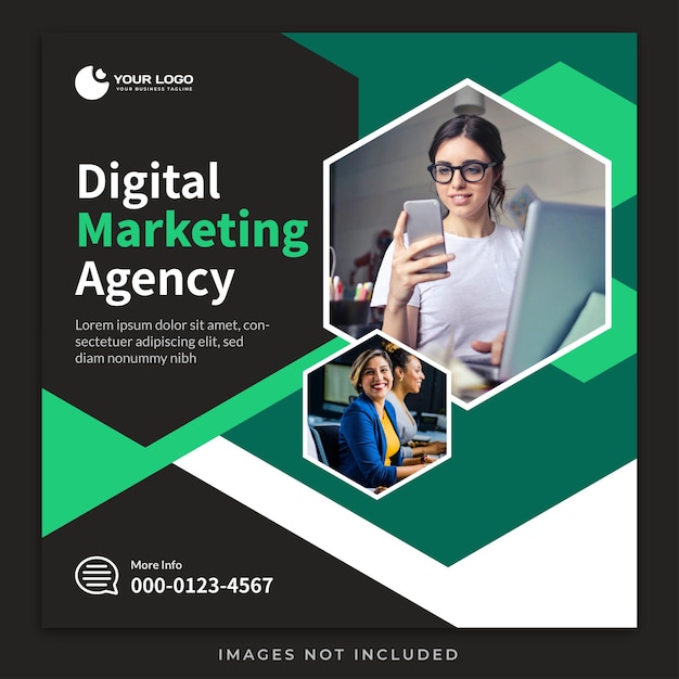 Digital Marketing Corporate Social Media Banner Design Template